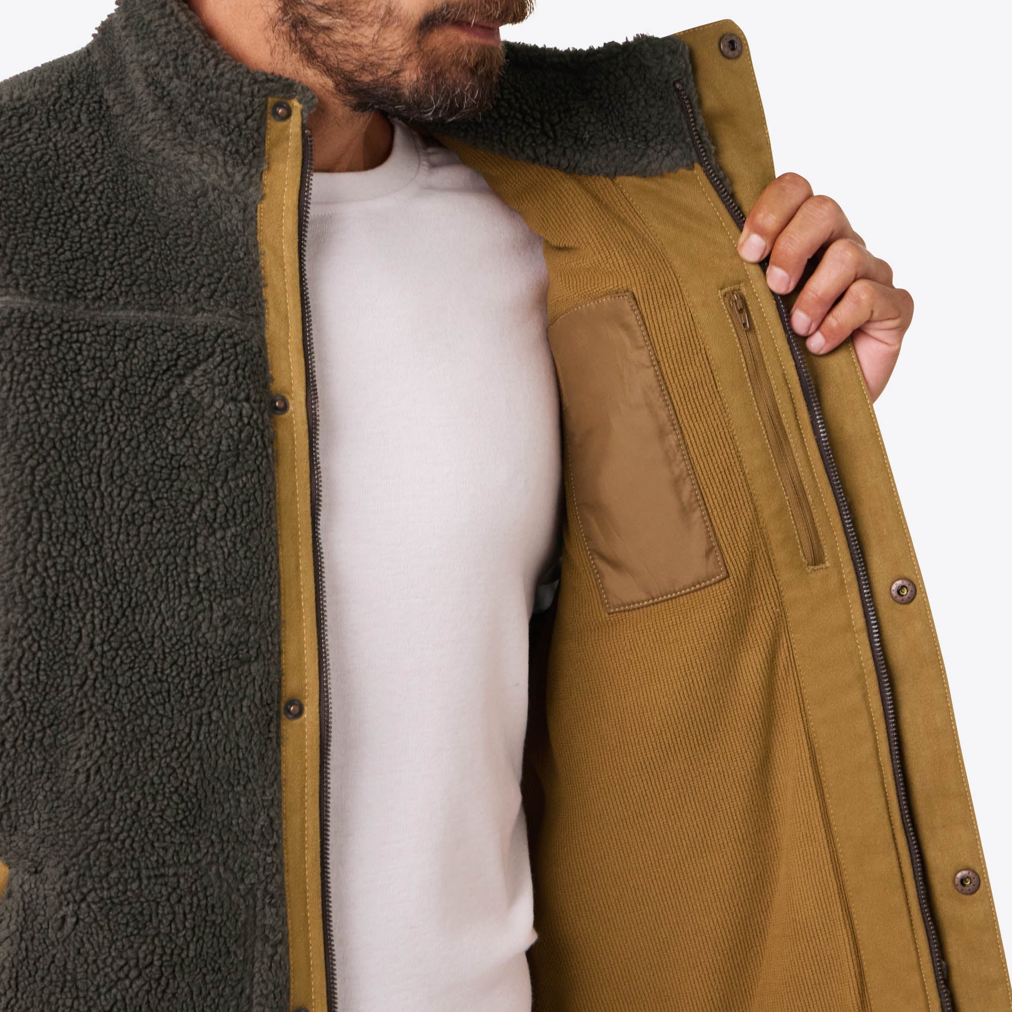 Ranch High-Pile Vest Men's - Charcoal – Fieldsheer
