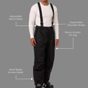 Mobile Warming Technology Pants Denali Snow Heated Pant Men's - Black Heated Clothing