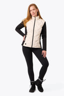 Mobile Warming Technology Jacket Aria Hybrid Jacket Women's - Cream/Black Heated Clothing - product view 5
