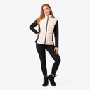 Mobile Warming Technology Jacket Aria Hybrid Jacket Women's - Cream/Black Heated Clothing