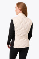 Mobile Warming Technology Jacket Aria Hybrid Jacket Women's - Cream/Black Heated Clothing - product view 6