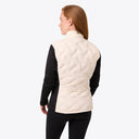 Mobile Warming Technology Jacket Aria Hybrid Jacket Women's - Cream/Black Heated Clothing
