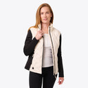 Mobile Warming Technology Jacket Aria Hybrid Jacket Women's - Cream/Black Heated Clothing