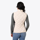 Mobile Warming Technology Vest Aria Hybrid Vest Women's - Cream/Black Heated Clothing