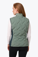 Mobile Warming Technology Vest Aria Hybrid Vest Women's - Sage/Olive Heated Clothing - product view 5
