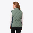 Mobile Warming Technology Vest Aria Hybrid Vest Women's - Sage/Olive Heated Clothing
