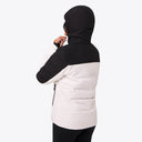Mobile Warming Technology Jacket Crest 2.0 Down Jacket Women's - Cream/Black Heated Clothing