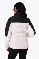 Mobile Warming Technology Jacket Crest 2.0 Down Jacket Women's - Cream/Black Heated Clothing - product view 7