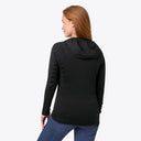 Mobile Warming Technology Baselayers Element Mid-Layer Full Zip Hoodie Women's - Black Heated Clothing