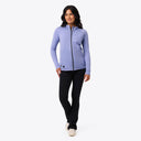 Mobile Warming Technology Baselayers Element Mid-Layer Full Zip Hoodie Women's - Periwinkle Heated Clothing