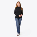 Mobile Warming Technology Baselayers Element Mid-Layer 1/4 Zip LS Shirt Women's - Black Heated Clothing