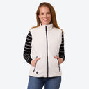 Mobile Warming Technology Vest Trek 2.0 Fleece Vest Women's - Cream Heated Clothing