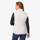 Mobile Warming Technology Vest Trek 2.0 Fleece Vest Women's - Cream Heated Clothing