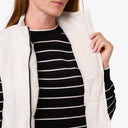 Mobile Warming Technology Vest Trek 2.0 Fleece Vest Women's - Cream Heated Clothing