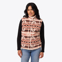 Mobile Warming Technology Vest Upland Sherpa Long Printed Vest Women's - Clay Aztec Heated Clothing