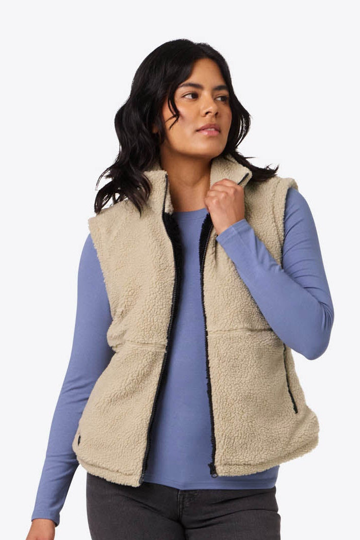 Upland High-Pile Vest Women's - Coffee – Fieldsheer