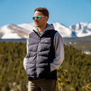 Mobile Warming Technology Vest Crest Heated Down Vest Men's  - BLACK Heated Clothing