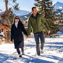 Mobile Warming Technology Jacket Crest Heated Jacket Men's - OLIVE GREEN Heated Clothing