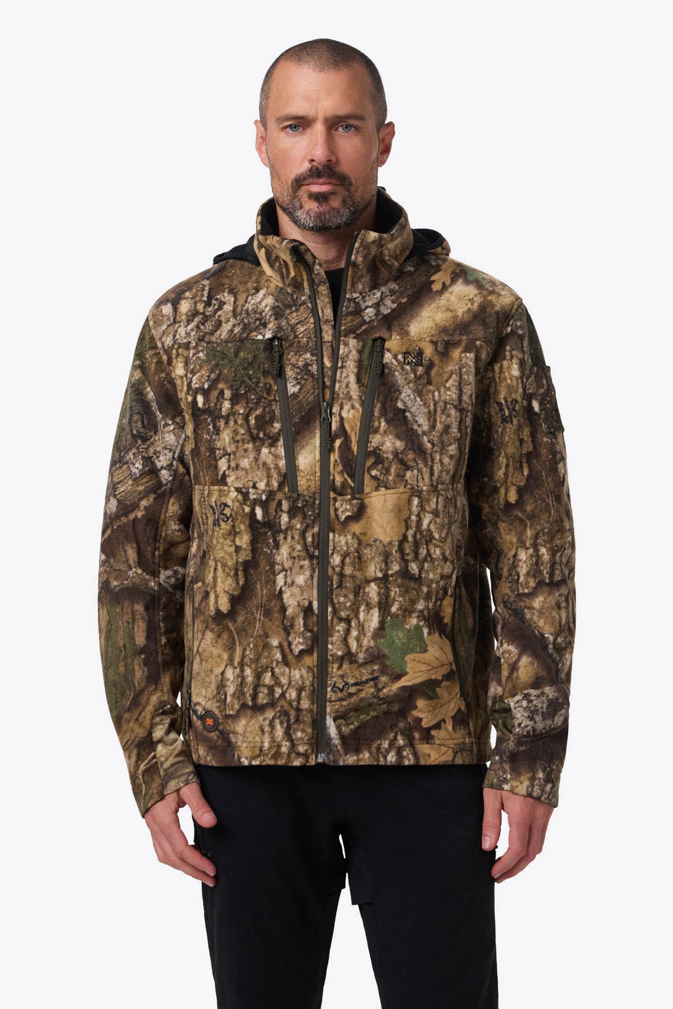 realtree mens heated camo jacket