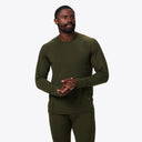 Mobile Warming Technology Baselayers Baselite Heated Baselayer Shirt Men’s - Forest Green Heated Clothing