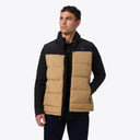 Mobile Warming Technology Vest Crest 2.0 Down Vest Men's - Tan/Black Heated Clothing