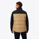 Mobile Warming Technology Vest Crest 2.0 Down Vest Men's - Tan/Black Heated Clothing