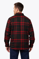 Mobile Warming Technology Jacket Heated Flannel Jacket Men's - Red Heated Clothing - product view 5
