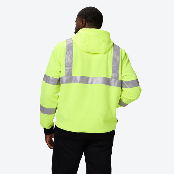 Mobile Warming Technology Hoodie HI-VIS Pullover Hoodie Men's Heated Clothing