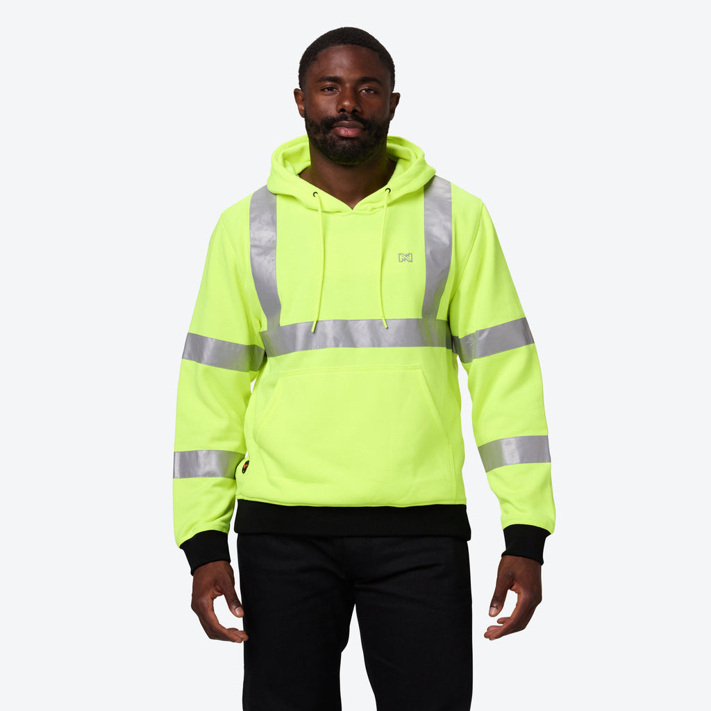 Mobile Warming Technology Hoodie HI-VIS Pullover Hoodie Men's Heated Clothing