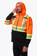 Mobile Warming Technology Hoodie Hi-Vis Zip Front Hoodie CSA / ANSI Men's - Hi-Vis Heated Clothing - product view 5
