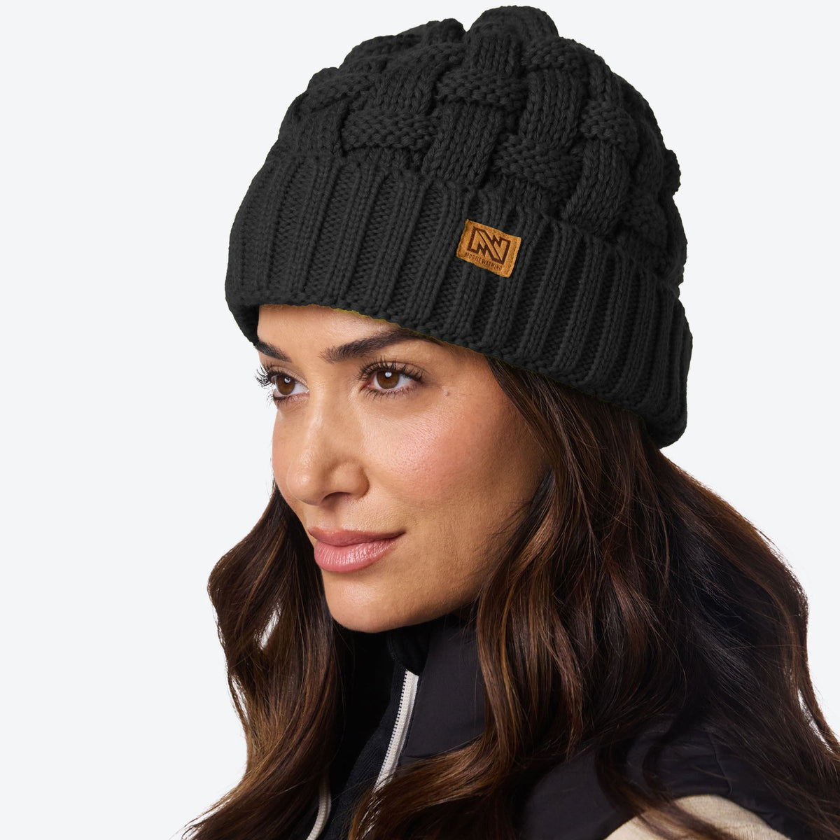 Black Heated Beanie Action Heat 5V Battery Heated Beanie main image 3