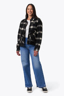 Mobile Warming Technology Jacket Kodiak Plaid Heated Jacket Women's - Black/White Heated Clothing