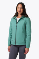 Mobile Warming Technology Jacket Luma Heated Jacket Women's - Teal Heated Clothing