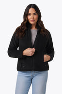 Mobile Warming Technology Jacket Trek 2.0 Fleece Jacket Women's - Black Heated Clothing
