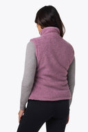 Mobile Warming Technology Vest Upland High-Pile Vest Women's - Purple Heated Clothing - product view 6