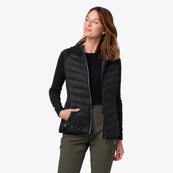 Mobile Warming Technology Jacket Ventani Hybrid Heated Jacket Women’s Heated Clothing