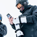 Mobile Warming Technology Gloves Storm Heated Mitten Unisex - WHITE Heated Clothing