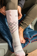 Mobile Warming Technology Sock Premium 3.0 Merino Heated Socks Women's - Sand Heated Clothing - product view 4