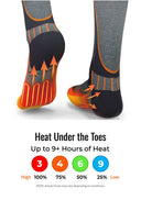 Mobile Warming Technology Sock Premium 3.0 Merino Heated Socks Women's - Pink Heated Clothing