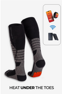 Mobile Warming Technology Sock Premium 3.0 Merino Heated Socks Men's - Black Heated Clothing