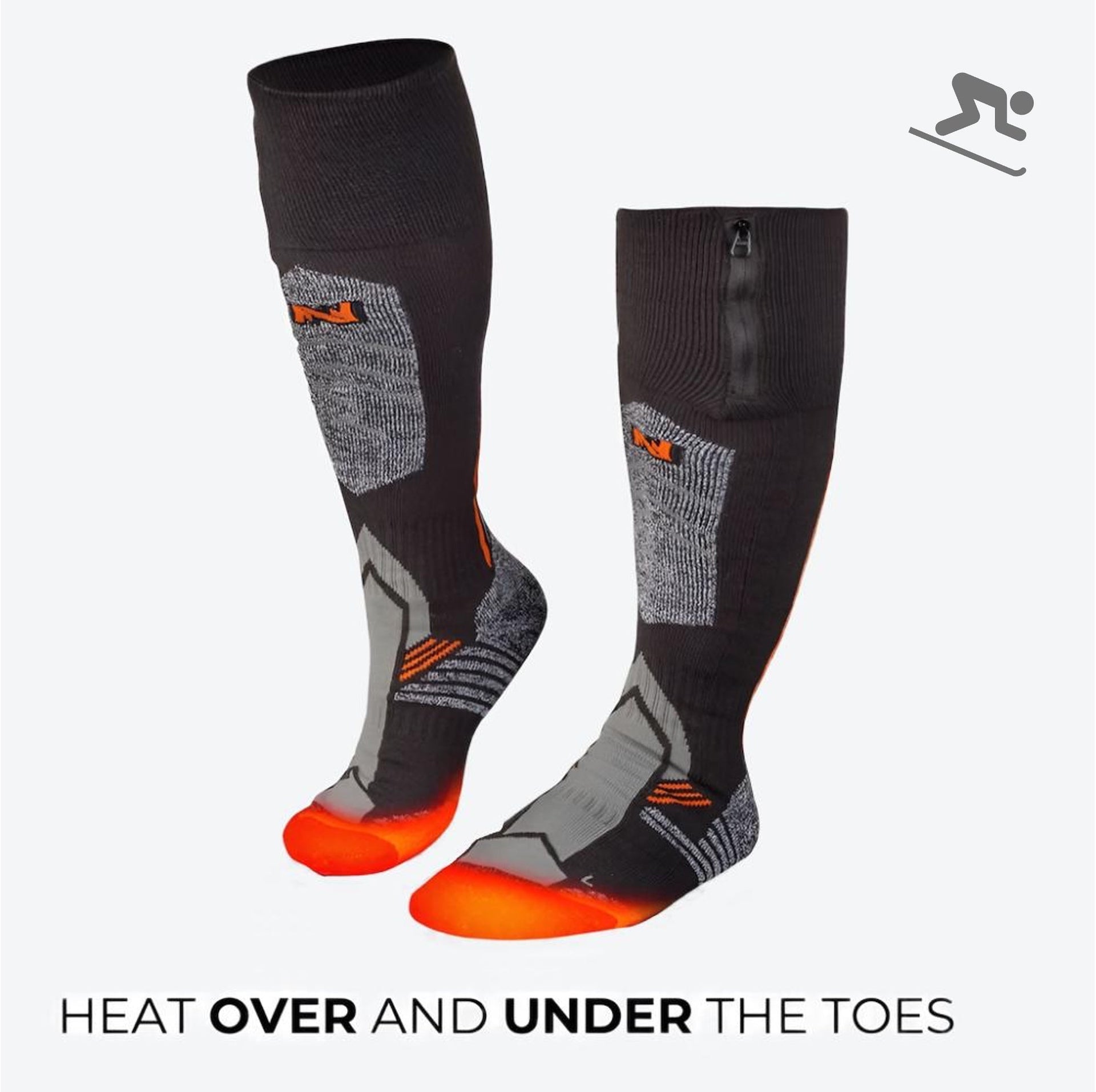 Pro Compression Heated Ski Socks Unisex – Fieldsheer