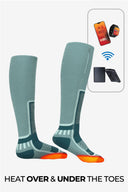 Mobile Warming Technology Sock Pro Merino Heated Socks Unisex - Teal Heated Clothing