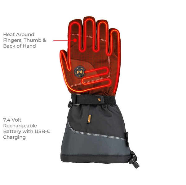 Mobile Warming Technology Gloves Squall 2.0 Heated Glove - Unisex 7.4v Heated Clothing