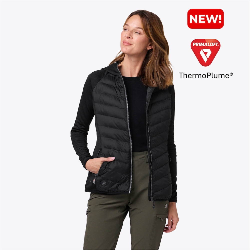 Mobile Warming Technology Jacket Ventani Hybrid Heated Jacket Women’s Heated Clothing