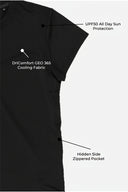 Fieldsheer Shirt Women's Aeris DriComfort Short Sleeve Tee - Arctic Blue Heated Clothing - product view 9