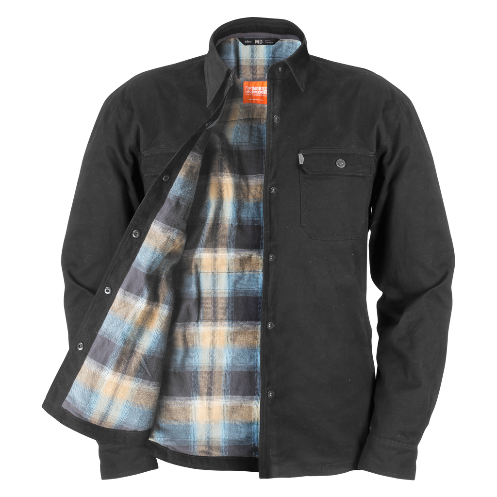 Mobile Warming Technology Jacket sm / Black Denim Frontier Heated Jacket Men's Heated Clothing