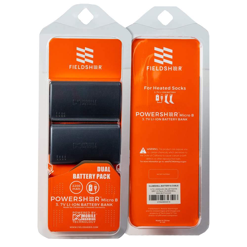 3.7V Powersheer® Micro Dual Battery Pack, Remote & Cable