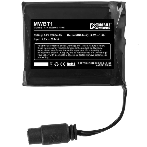 Mobile Warming Technology Battery 3.7v Thawdaddy Battery Heated Clothing
