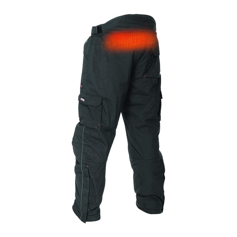 2022 Heated Pants with 20000mAh Battery Pack Electric Heated Snow Hiking  Pants Winter Softshell Outdoor Trousers (M, Black)