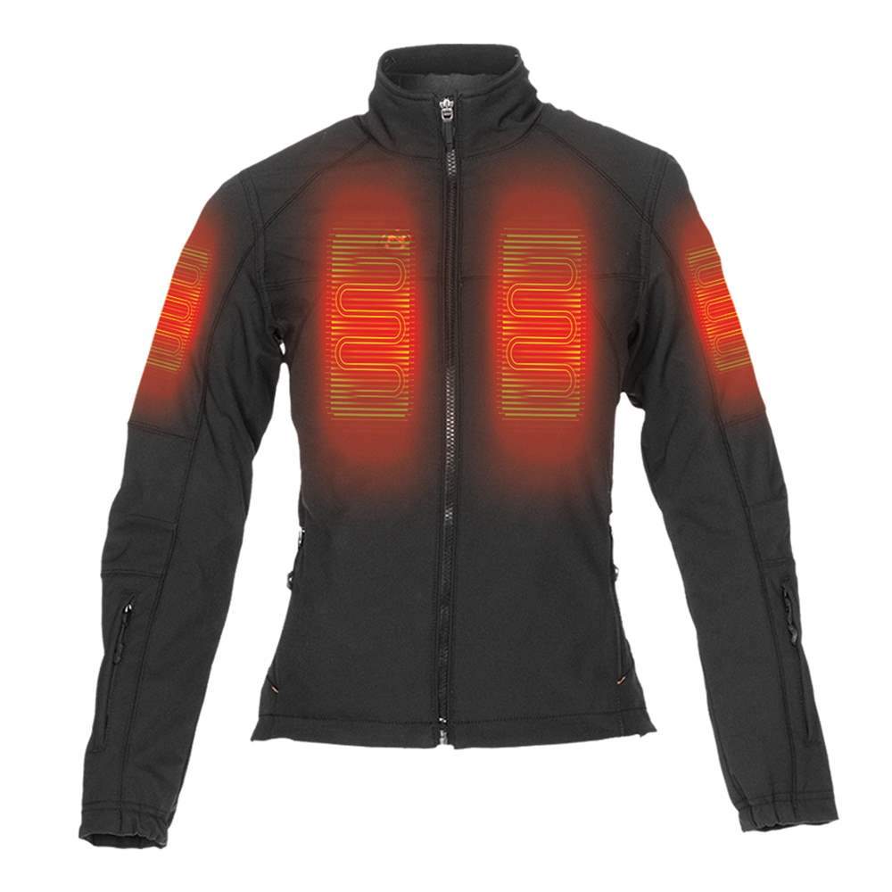 Mobile Warming Technology Jacket XS / Black Dual Power Heated Jacket Women's Heated Clothing